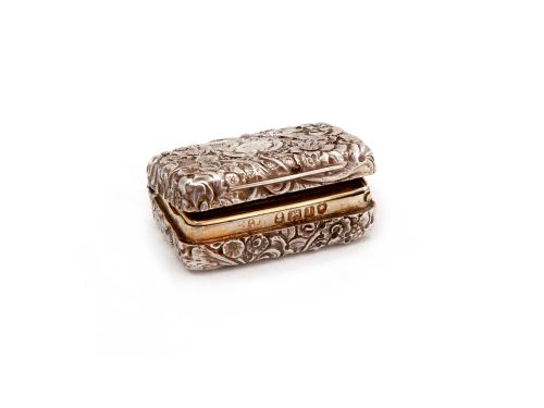GEORGE IV SILVER VINAIGRETTE BY THOMAS RADCLIFFE - ADDITIONAL PHOTO 3
