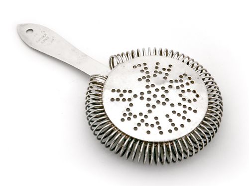BONZER SILVER PLATED COCKTAIL STRAINER - ADDITIONAL PHOTO 1