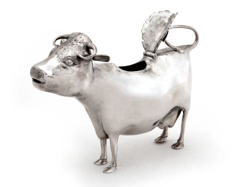 VERY GOOD QUALITY SILVER COW CREAMER - ADDITIONAL PHOTO 1