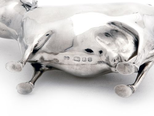 VERY GOOD QUALITY SILVER COW CREAMER - ADDITIONAL PHOTO 4