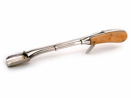 victorian silver plated stilton scoop by atkin brothers - CATEGORY: ANTIQUE SILVER - DATED 1870