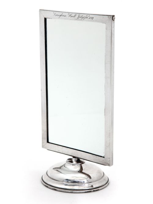 victorian silver double sided menu stand or photo frame - CATEGORY: ANTIQUE SILVER - DATED 1890
