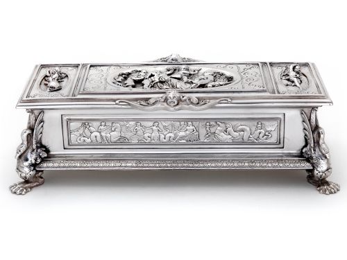 ELKINGTON CO MASON SILVER PLATE BOX - ADDITIONAL PHOTO 1