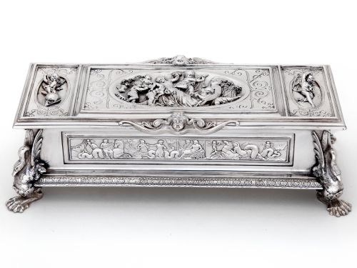 ELKINGTON CO MASON SILVER PLATE BOX - ADDITIONAL PHOTO 2