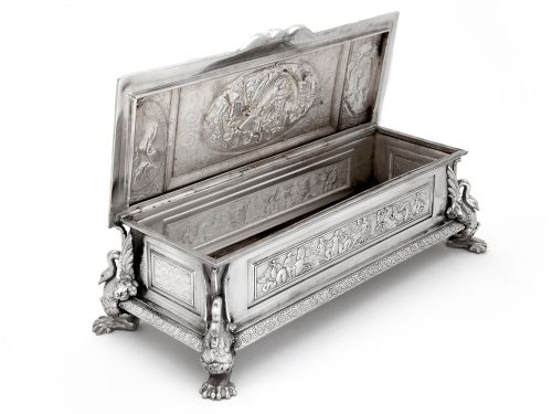 ELKINGTON CO MASON SILVER PLATE BOX - ADDITIONAL PHOTO 3