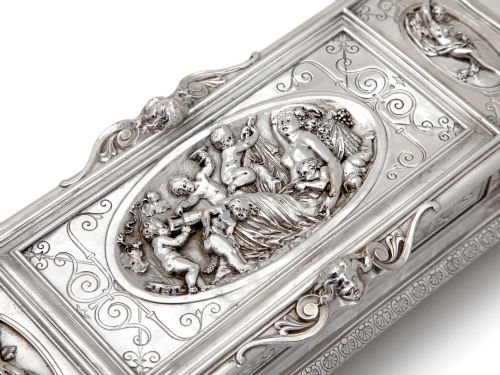 ELKINGTON CO MASON SILVER PLATE BOX - ADDITIONAL PHOTO 4