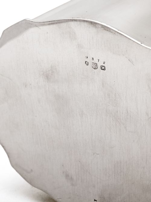 THOMAS BRADBURY SILVER PLATED PLAIN OVAL BOX WITH A HINGED LID - ADDITIONAL PHOTO 2