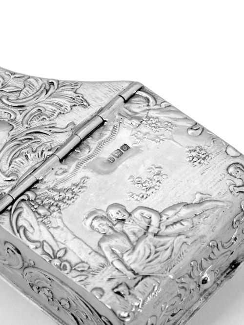 SILVER MATCH STRIKER IN THE SHAPE OF A GRAND PIANO - ADDITIONAL PHOTO 8