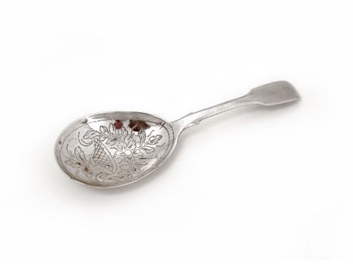 EARLY VICTORIAN SILVER TEA CADDY SPOON - ADDITIONAL PHOTO 1