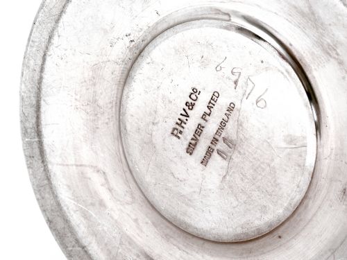 SILVER PLATED COCKTAIL PICK HOLDER IN THE SHAPE OF A FIRE EXTINGUISHER - ADDITIONAL PHOTO 4