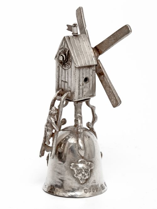 DUTCH SILVER BERTHOLD MULLER WINDMILL WAGER CUP - ADDITIONAL PHOTO 4