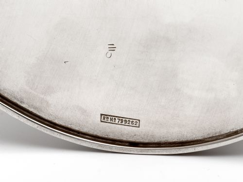 ATKIN BROTHERS CIRCULAR SILVER PLATED BISCUIT OR TRINKET BOX - ADDITIONAL PHOTO 4