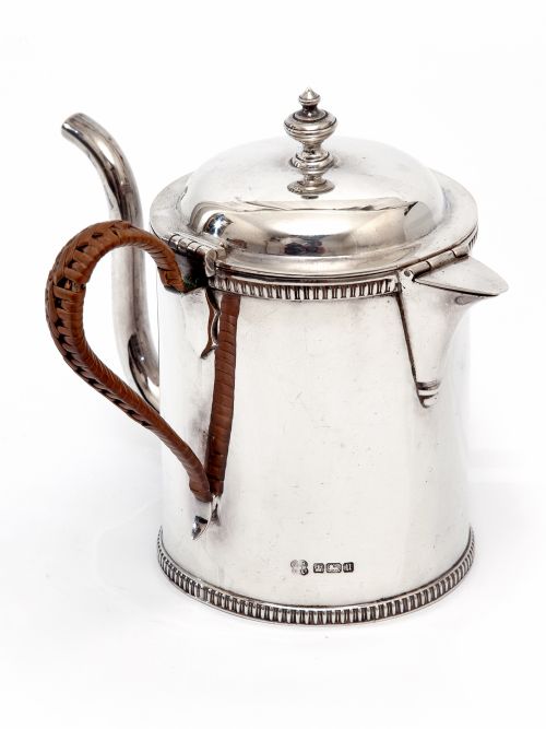 ANTIQUE MARTIN HALL CO SILVER ARGYLE IN A GEORGE III STYLE - ADDITIONAL PHOTO 2