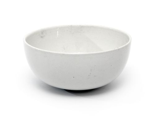 EDWARDIAN OAK AND SILVER PLATE BOWL WITH A CHINA LINER - ADDITIONAL PHOTO 2