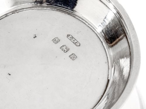 ART DECO STYLE SILVER TEA STRAINER AND STAND - ADDITIONAL PHOTO 3