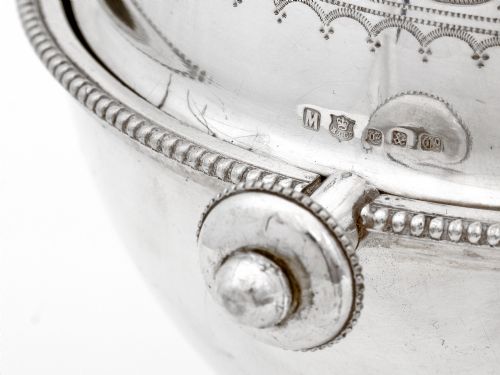 ANTIQUE ELKINGTON CO SILVER PLATED REVOLVING TOP BUTTER DISH - ADDITIONAL PHOTO 3