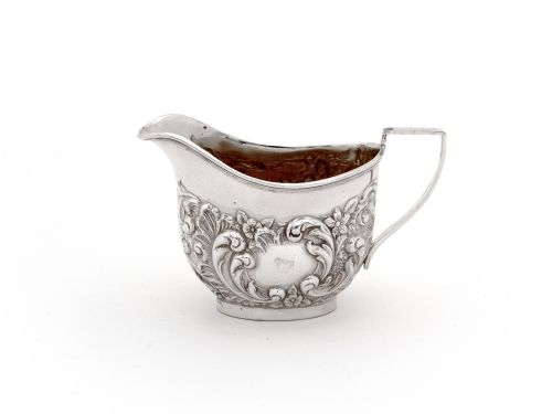 OVAL VICTORIAN THREE PIECE SILVER BACHELOR TEA SET - ADDITIONAL PHOTO 3