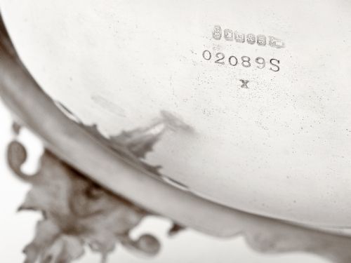 JAMES DIXON SON SILVER PLATED OVAL REVOLVING BUTTER DISH - ADDITIONAL PHOTO 3