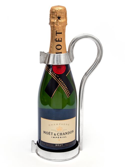 WILLIAM HUTTON SILVER PLATED CHAMPAGNE OR WINE BOTTLE POURER - ADDITIONAL PHOTO 1