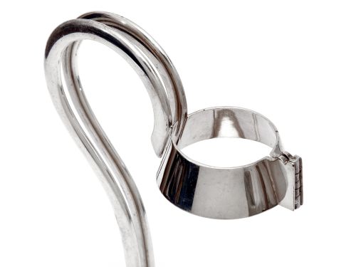 WILLIAM HUTTON SILVER PLATED CHAMPAGNE OR WINE BOTTLE POURER - ADDITIONAL PHOTO 4