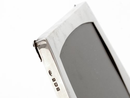 ART DECO STYLE HEXAGONAL SILVER PHOTO OR PICTURE FRAME - ADDITIONAL PHOTO 3