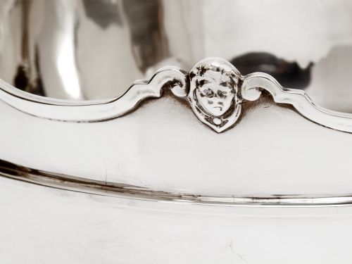 IMPRESSIVE EDWARDIAN WILLIAM HUTTON SON SILVER MONTEITH STYLE BOWL - ADDITIONAL PHOTO 2