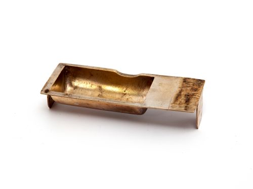 CEDAR LINED SILVER PLATED CIGAR BOX WITH REMOVABLE MATCH HOLDER ASH TRAY AND CIGAR CUTTER - ADDITIONAL PHOTO 7