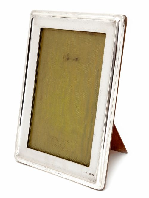 edwardian asprey co silver rectangular photo picture frame - CATEGORY: ANTIQUE SILVER - DATED 1900
