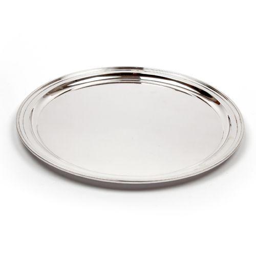 vintage tiffany co sterling silver salver - CATEGORY: ANTIQUE SILVER - DATED 1940