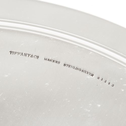 VINTAGE TIFFANY CO STERLING SILVER SALVER - ADDITIONAL PHOTO 3