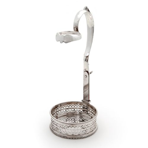 SILVER PLATED CHAMPAGNE OR WINE BOTTLE HOLDER - ADDITIONAL PHOTO 1