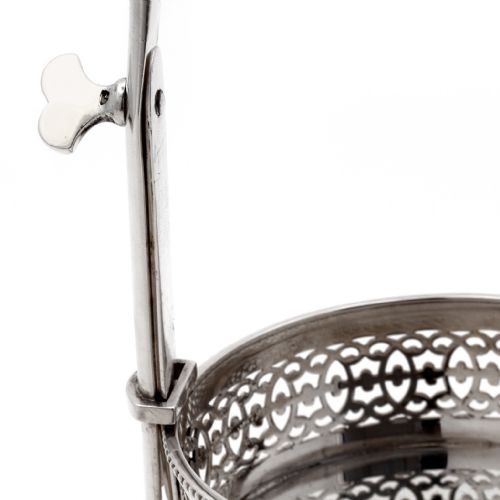 SILVER PLATED CHAMPAGNE OR WINE BOTTLE HOLDER - ADDITIONAL PHOTO 3