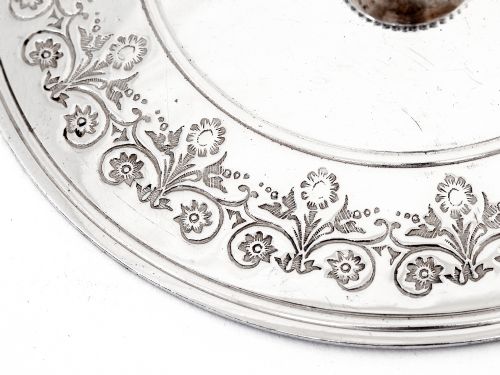 VICTORIAN OAK AND SILVER PLATED BARREL WITH A CARVED BAND OF OAK LEAVES AND ACORNS - ADDITIONAL PHOTO 3