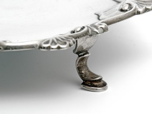 GEORGE III SILVER SALVER PRESENTED BY THE GREAT WESTERN RAILWAY COMPANY - ADDITIONAL PHOTO 5