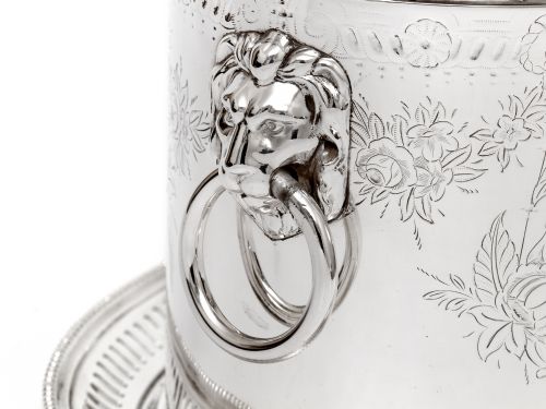 ANTIQUE HORACE WOODWARD CO SILVER PLATED BISCUIT OR TRINKET BOX - ADDITIONAL PHOTO 4