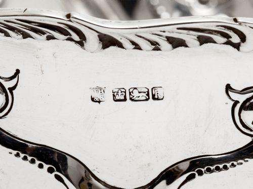 EDWARDIAN THOMAS BRADBURY SON SILVER ROSE BOWL - ADDITIONAL PHOTO 2