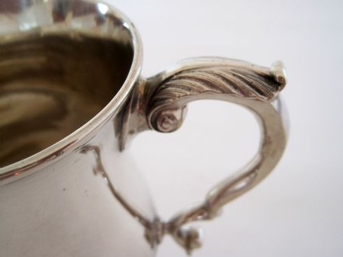 GOOD QUALITY LATE VICTORIAN SILVER PINT MUG - ADDITIONAL PHOTO 5
