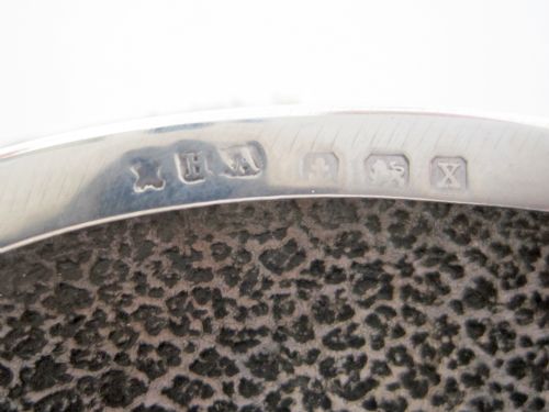 ANTIQUE SILVER JEWELLERY BOX IN A SHAPED OVAL FORM - ADDITIONAL PHOTO 5