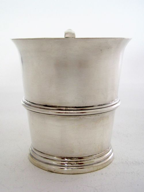 STYLISH ASPREY SILVER CHRISTENING MUG - ADDITIONAL PHOTO 3