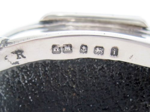 EDWARDIAN SILVER AND TORTOISESHELL OVAL JEWELLERY OR TRINKET BOX - ADDITIONAL PHOTO 5