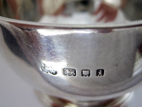 SILVER TEA STRAINER AND BOWL WITH TWO PIERCED KEYHOLE STYLE HANDLES - ADDITIONAL PHOTO 4