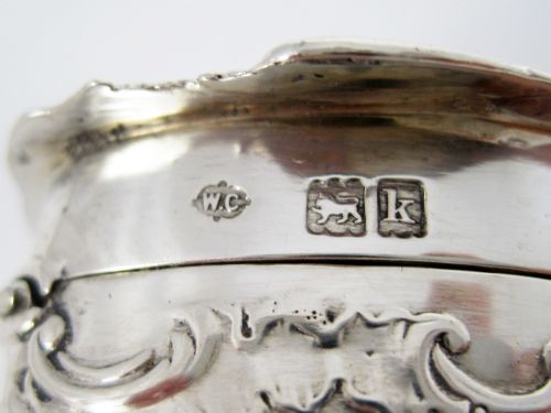 EDWARDIAN WILLIAM COMYNS SILVER JEWELLERY OR POT POURRI BOX - ADDITIONAL PHOTO 5