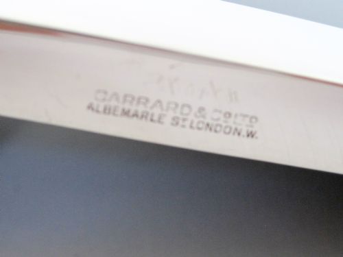 GOOD QUALITY GARRARD CO RECTANGULAR SILVER PHOTO FRAME - ADDITIONAL PHOTO 4