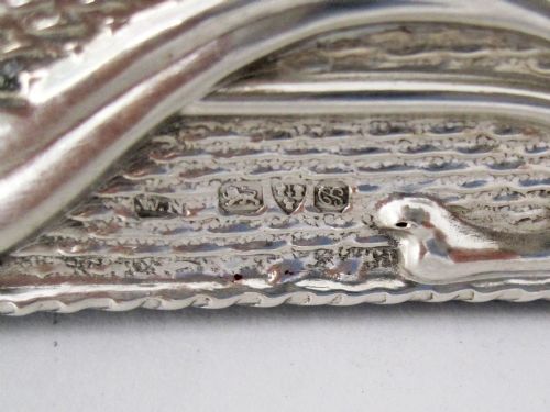 STYLISH CHESTER SILVER ART NOUVEAU STYLE PHOTO FRAME - ADDITIONAL PHOTO 3