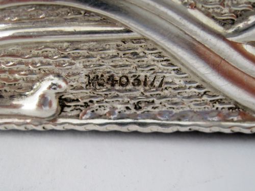 STYLISH CHESTER SILVER ART NOUVEAU STYLE PHOTO FRAME - ADDITIONAL PHOTO 4
