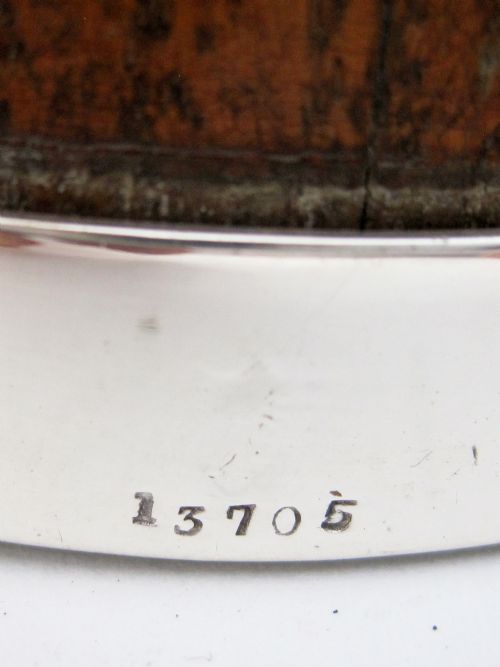 VICTORIAN OAK AND SILVER PLATED TROPHY FLOWER OR FOOD CONTAINER - ADDITIONAL PHOTO 3