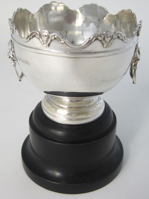 chester silver miniature monteith bowl - CATEGORY: ANTIQUE SILVER - DATED 1930