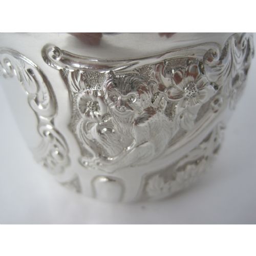 SMALL SILVER VICTORIAN CHRISTENING BOWL - ADDITIONAL PHOTO 1