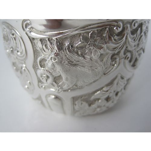 SMALL SILVER VICTORIAN CHRISTENING BOWL - ADDITIONAL PHOTO 2