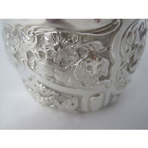 SMALL SILVER VICTORIAN CHRISTENING BOWL - ADDITIONAL PHOTO 4